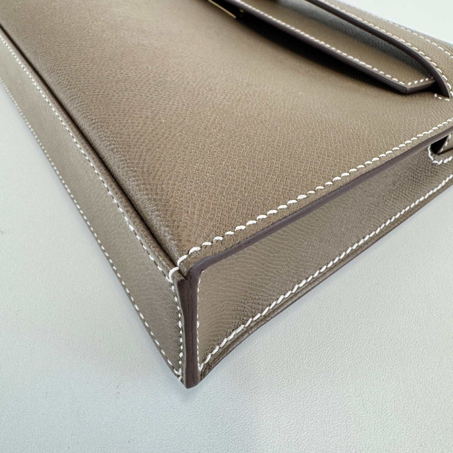 Kelly elan ケリーエラン Madame マダム Etoupe エトープ GHW ゴールド金具 Stamp-K K刻印