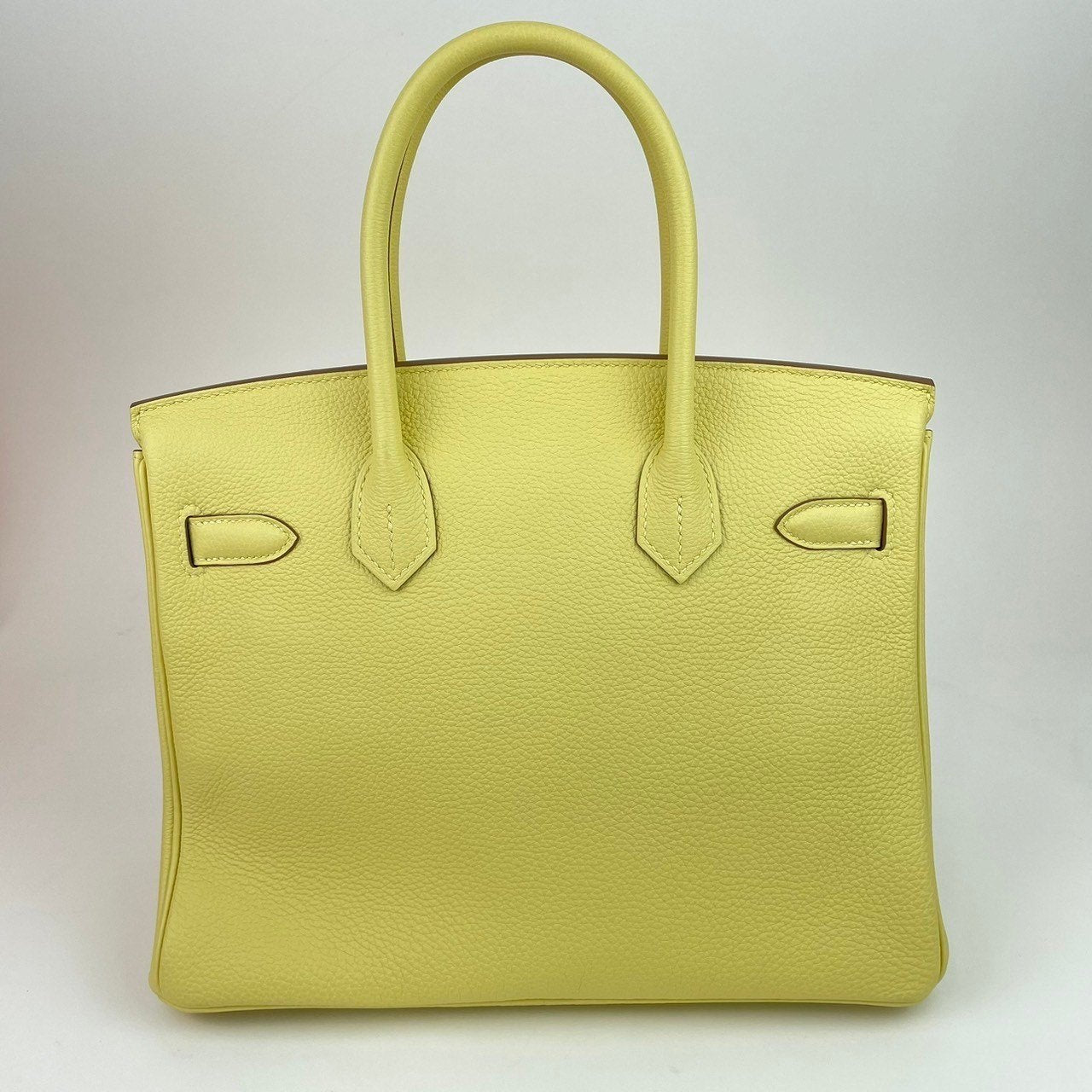 Birkin30 バーキン30 Jaune poussin ジョーヌプッサン Togo トゴ PHW シルバー金具 B刻 ハンドバッグ レディースバッグ