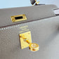 Kelly25 ケリー25 Etoupe エトープ Epsom エプソン GHW ゴールド金具 Stamp-W W刻印