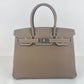 Birkin30 バーキン30 Etoupe エトープ PHW シルバー金具 Stamp-K K刻印 Togo トゴ