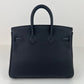 Birkin25 バーキン25 Black ブラック PHW シルバー金具 Togo トゴ Stamp-W W刻