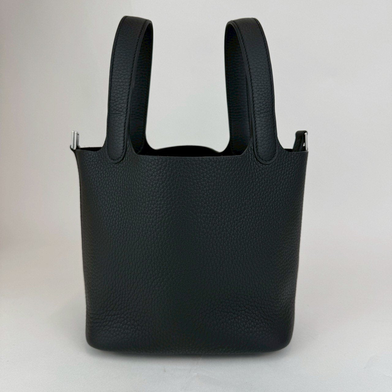 Picotin Lock PM ピコタンロック18 Black ブラック  PHW シルバー金具 Clemance クレマンス Stamp-K K刻印