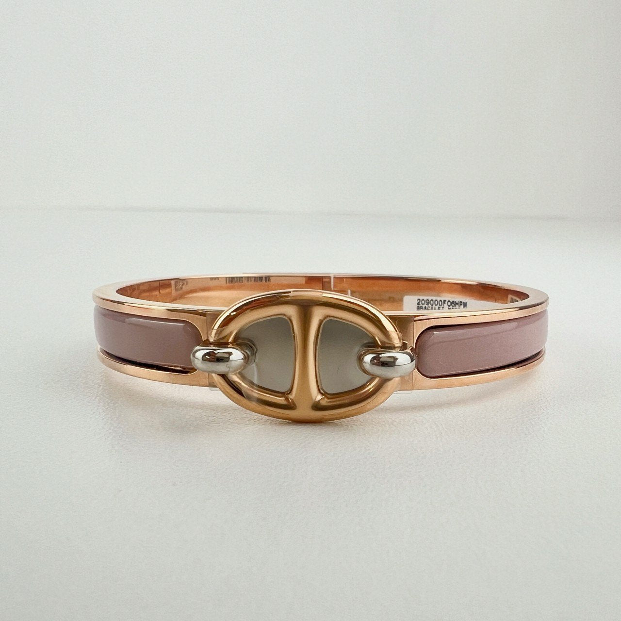 エナメルブレスレット ミニ・クリック/シェーヌ・ダンクル ローズ・ボーテ ゴールデンローズ