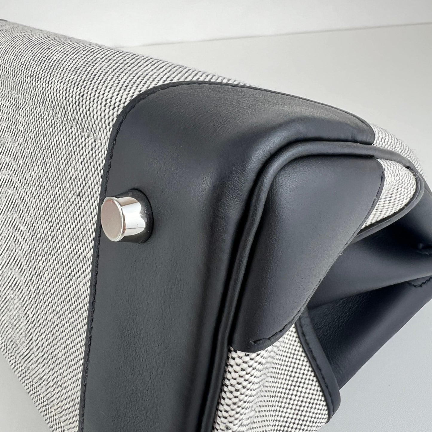 Birkin25 cargo バーキン25 カーゴ Black ブラック Toile goelan/Swift トワルゴエラン/スイフト PHW シルバー金具 Stamp-K K刻印