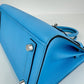 Birkin25 sellier バーキン25 セリエ Celeste セレステ PHW シルバー金具 U刻 Epsom エプソン