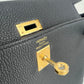 Kelly25 ケリー25 Black ブラック Togo トゴ GHW ゴールド金具 Stamp-W W刻印