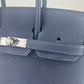 Birkin25 バーキン25 Blue nuit ブルーニュイ PHW SV金具 Y刻 Togo トゴ