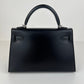 Mini kelly cloute ミニケリークルーテ Black ブラック  PHW シルバー金具 Epsom エプソン Stamp-B B刻印