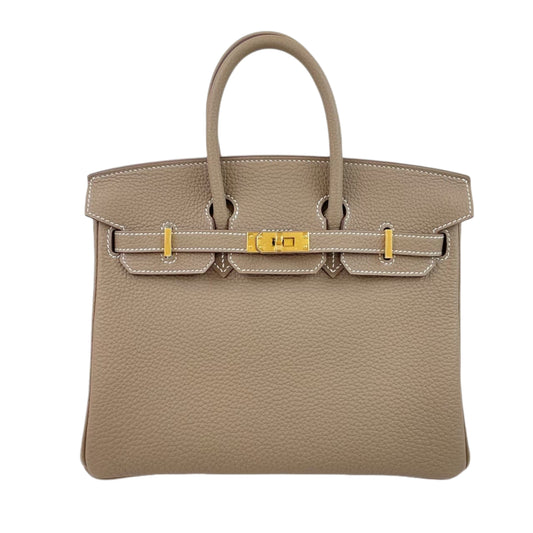 Birkin25 バーキン２５　Etoupe エトープ　Togo トゴ　ゴールド金具　B刻印