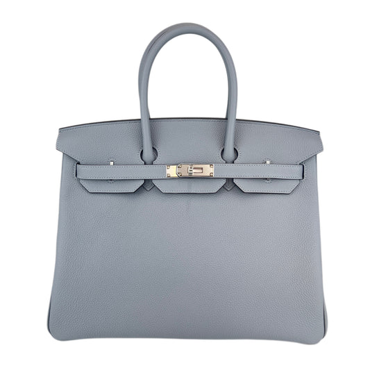 Birkin35　バーキン35　Gris pantian グリパンタン　Togo トゴ　PHW 　SV金具　Stamp-K　K刻