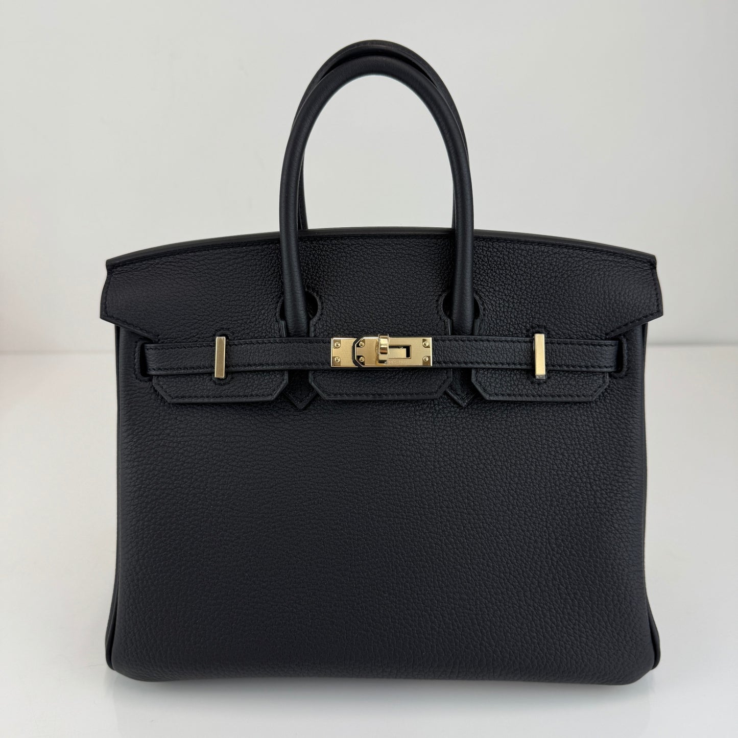 Birkin25 バーキン25 Black 黒 PMBHW シャンパンゴールド金具 Stamp-K K刻印