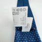 シルクツイルタイ Hグルメット H Gourmette twill Blue Moyen / Azur ブルーモアイヤン / アズール シルク