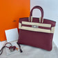 Birkin25 バーキン25 Rouge H ルージュアッシュ　PHW シルバー金具 tamp-K K刻