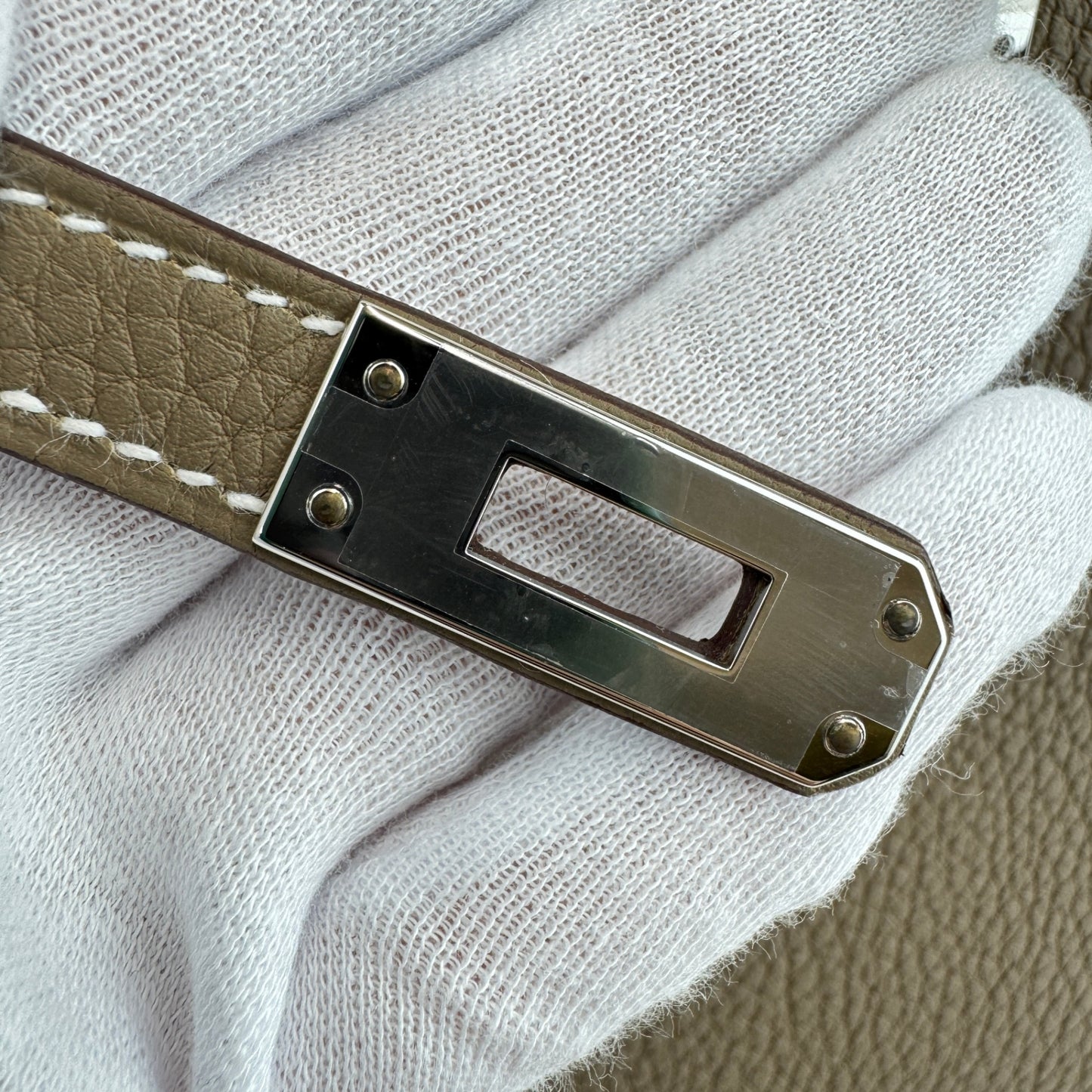 Birkin25 バーキン25 Etoupe エトープ Togo トゴ PHW シルバー金具 Stamp-K K刻
