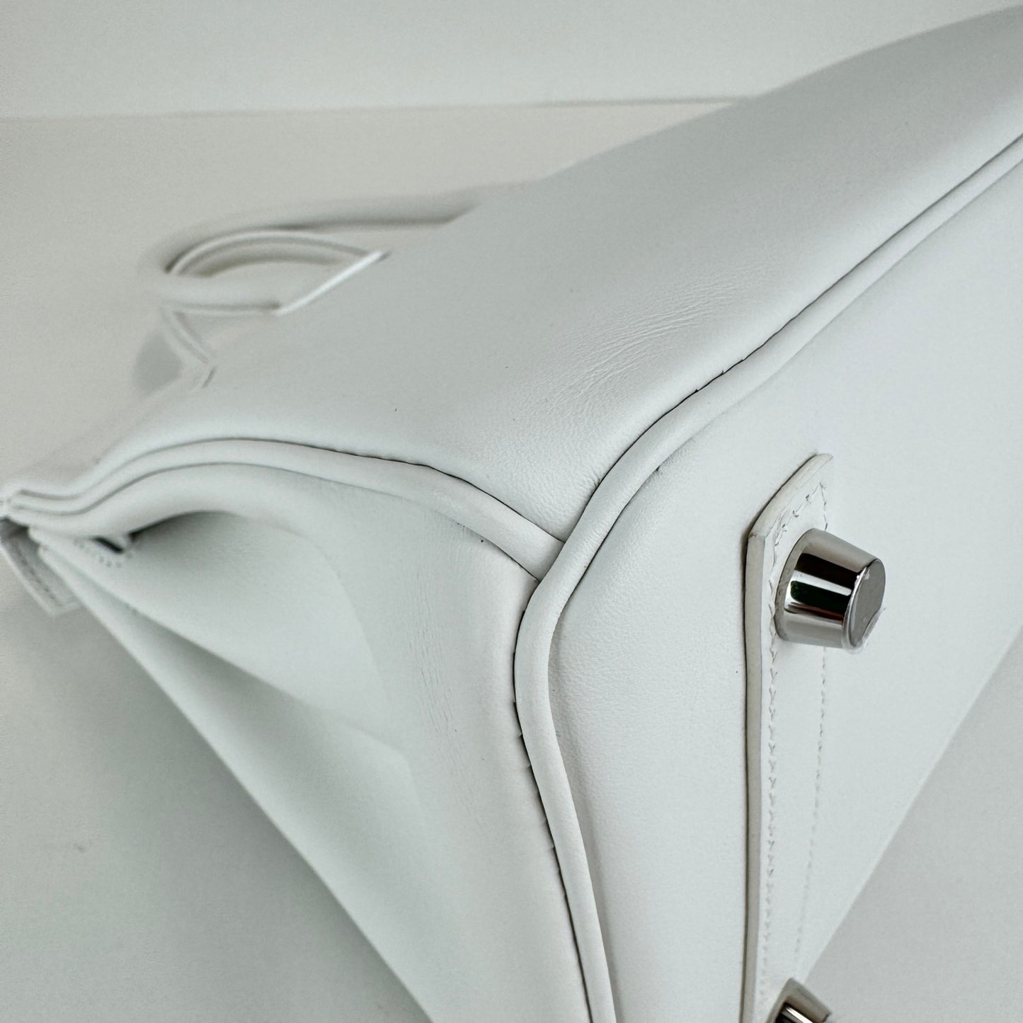 Birkin25 バーキン25 Stamp-W W刻印 Swift スイフト New white ニューホワイト PHW シルバー金具