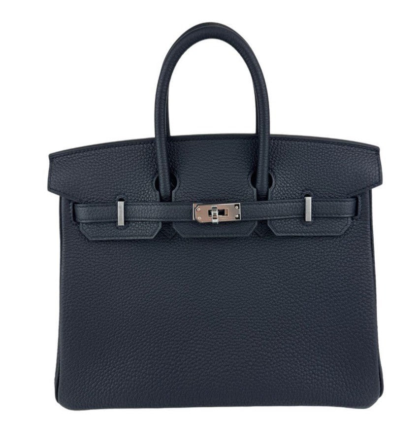Birkin25 バーキン25 Black ブラック  PHW シルバー金具 Togo トゴ Stamp-K K刻印