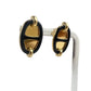 Boucles d'oreilles Mini Maillon ミニ マイヨン　ピアス Black / Gold ブラック/イエローゴールド