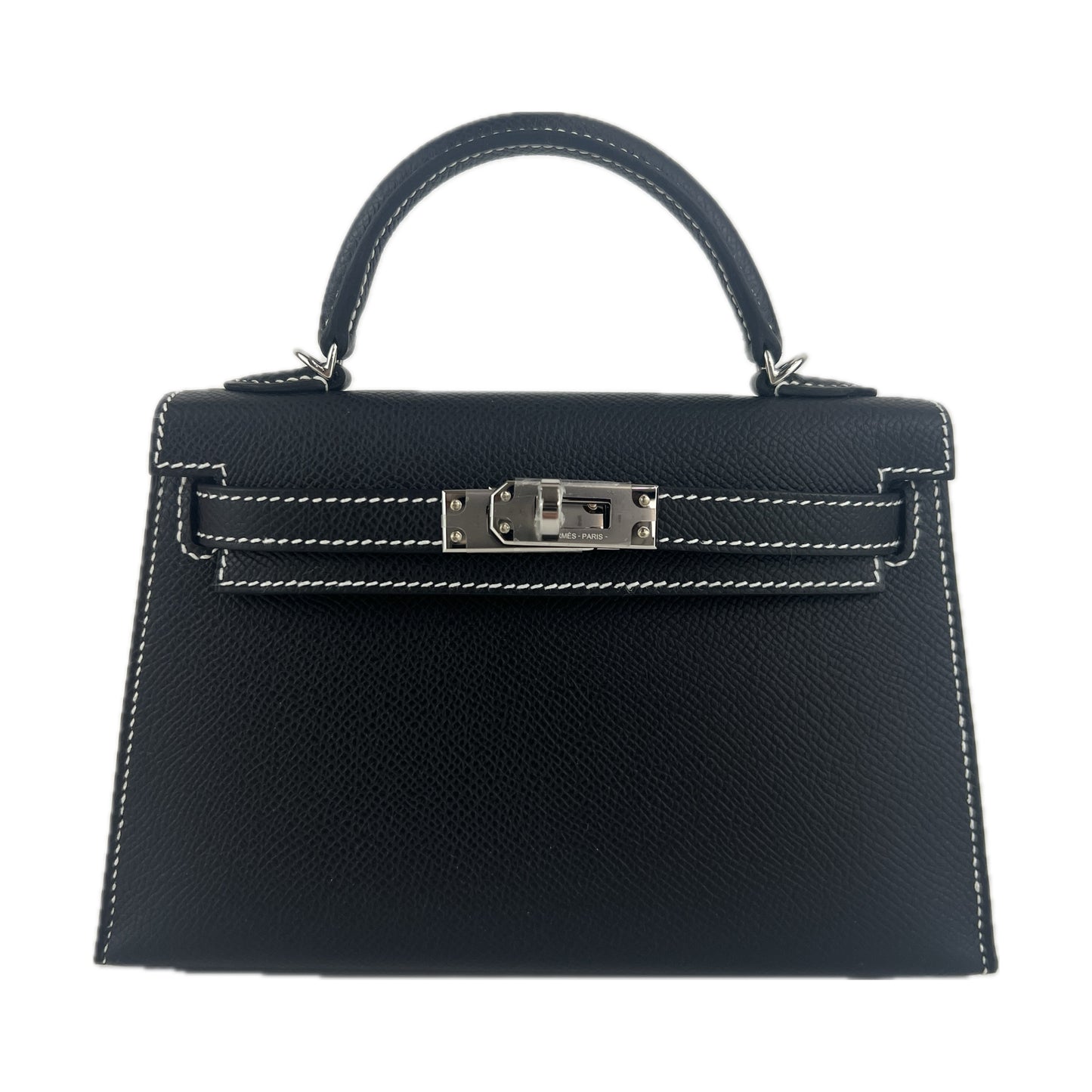 Mini kelly HSS ミニケリーHSS Black ブラック PHW シルバー金具 Stamp-K  K刻印