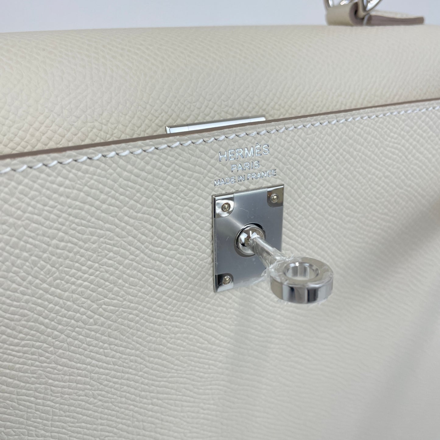 Kelly25 ケリー25 Craie クレ Epsom エプソン PHW シルバー金具 Stamp-W W刻印