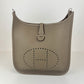 Evelyn PM エヴリンPM Etoupe エトープ  PHW シルバー金具 Taurillon Clemence トリヨンクレマンス Stamp-K K刻印