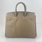 Birkin25 shadow バーキン25 シャドウ Etoupe エトープ PHW シルバー金具 Stamp-W W刻印 Swift スイフト