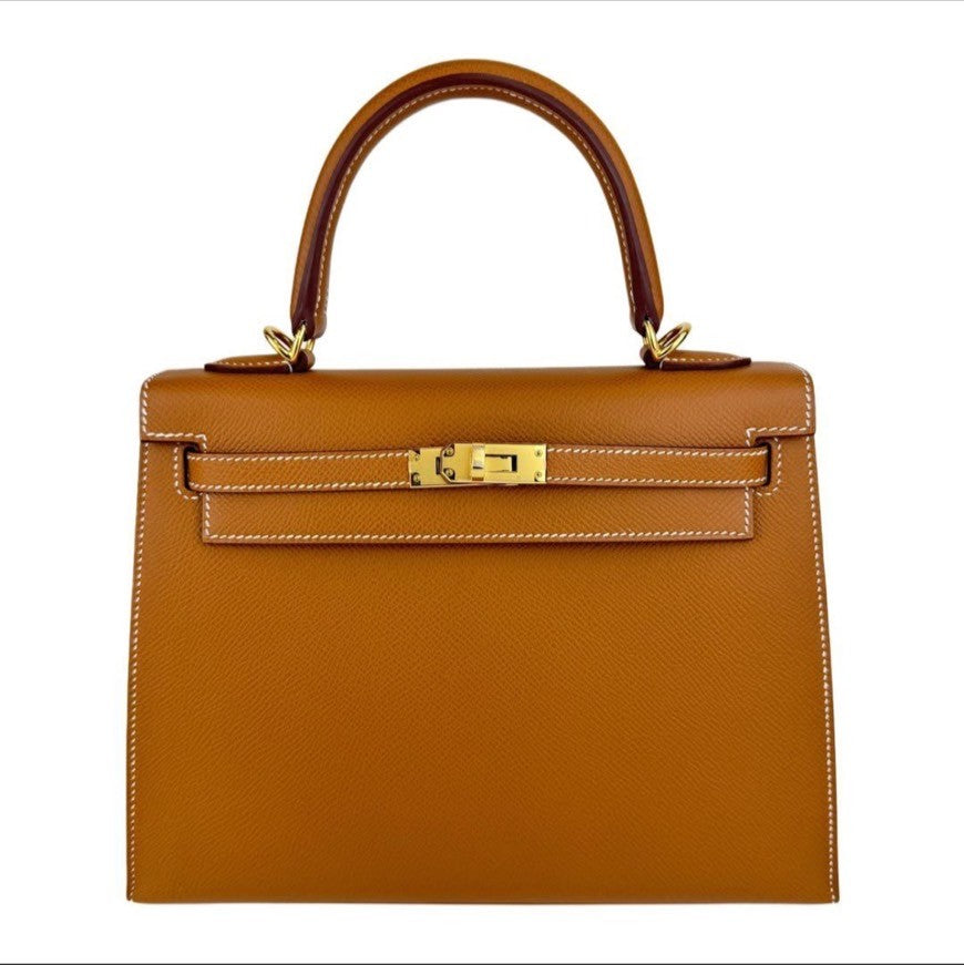 Kelly25 Sellier ケリー25セリエ Gold ゴールド  GHW ゴールド金具 Epsom エプソン Stamp-W W刻印