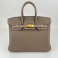 Birkin25 バーキン25 Etoupe エトープ Togo トゴ GHW ゴールド金具 Stamp-K K刻印