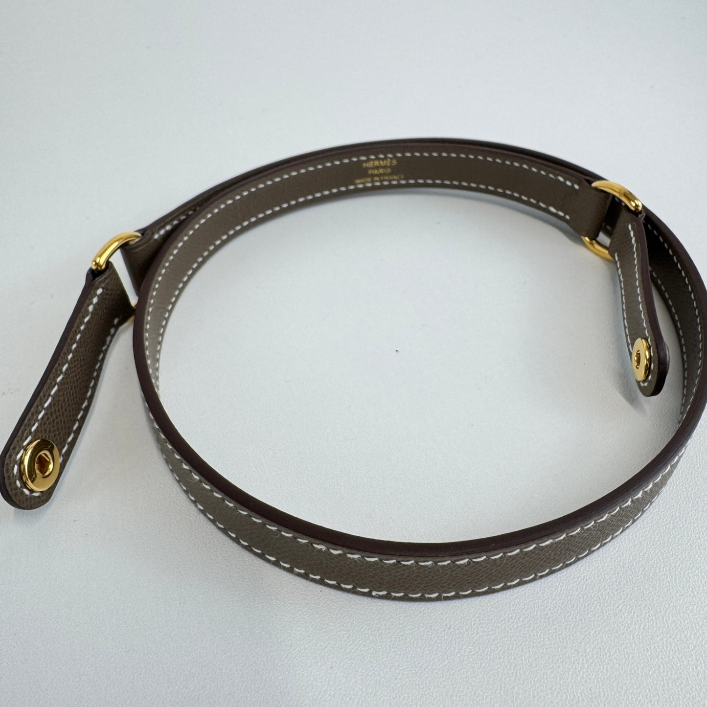 Kelly elan ケリーエラン Madame マダム Etoupe エトープ GHW ゴールド金具 Stamp-K K刻印