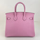 Birkin25 バーキン25 Mauve sylvester モーヴシルベストル  PMBHW シャンパンゴールド金具 Swift スイフト Stamp-Z Z刻印