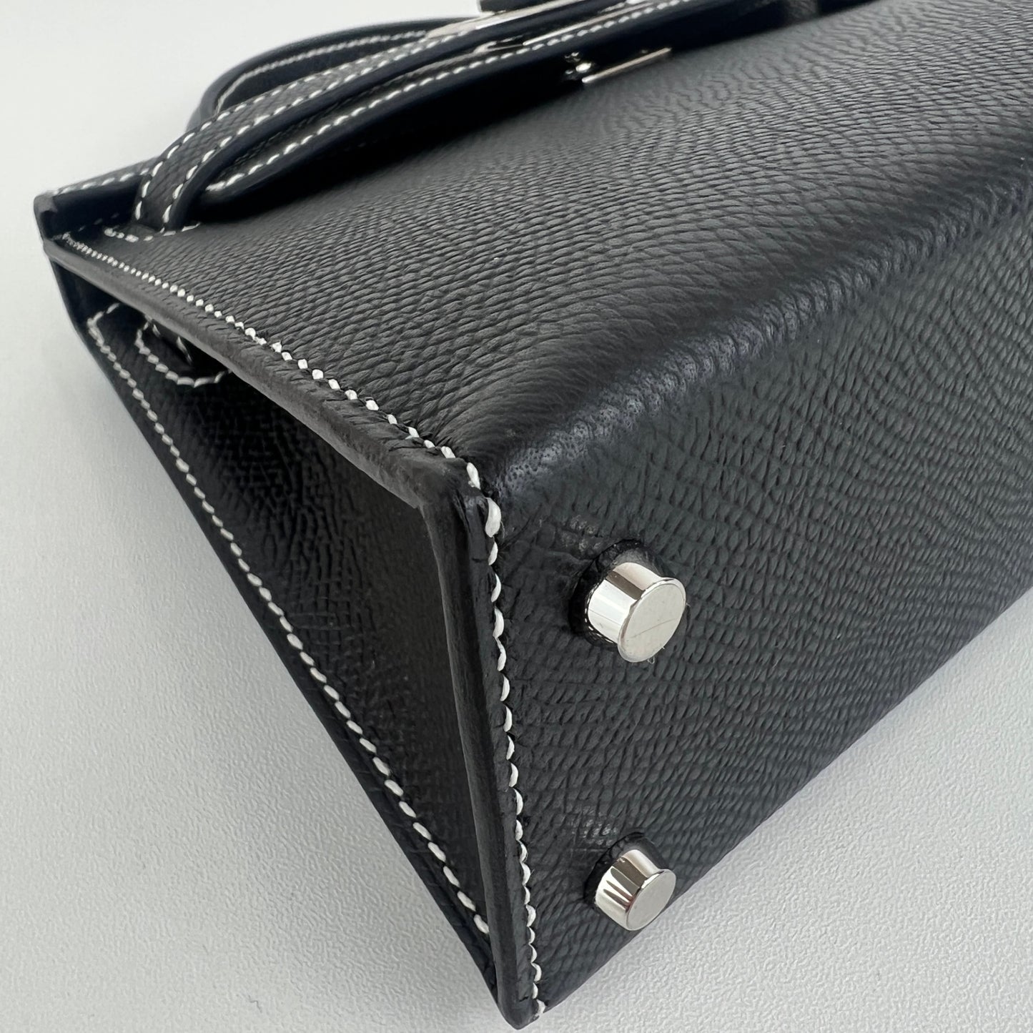 Mini kelly HSS ミニケリーHSS Black ブラック PHW シルバー金具 Stamp-K  K刻印