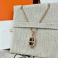 Mini Maillon pendant ミニ マイヨン ペンダント Cream Rosegold クリーム ローズゴールド メタル