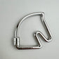 Key holder cheval キーホルダー シュヴァル シルバー　silver　キーリング　ユニセックス