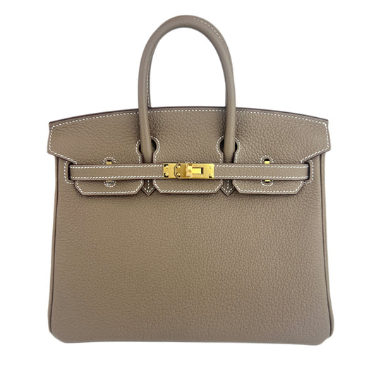 Birkin25 バーキン25 Stamp-K K刻印 Togo トゴ Etoupe エトープ GHW ゴールド金具