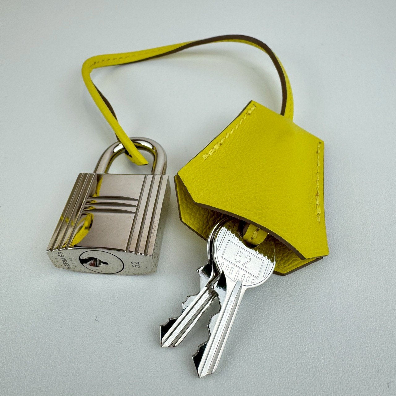 Haut a courries 40 Combi オータクロア40コンビ　Yellow イエロー　PHW シルバー金具　Stamp-D D刻印