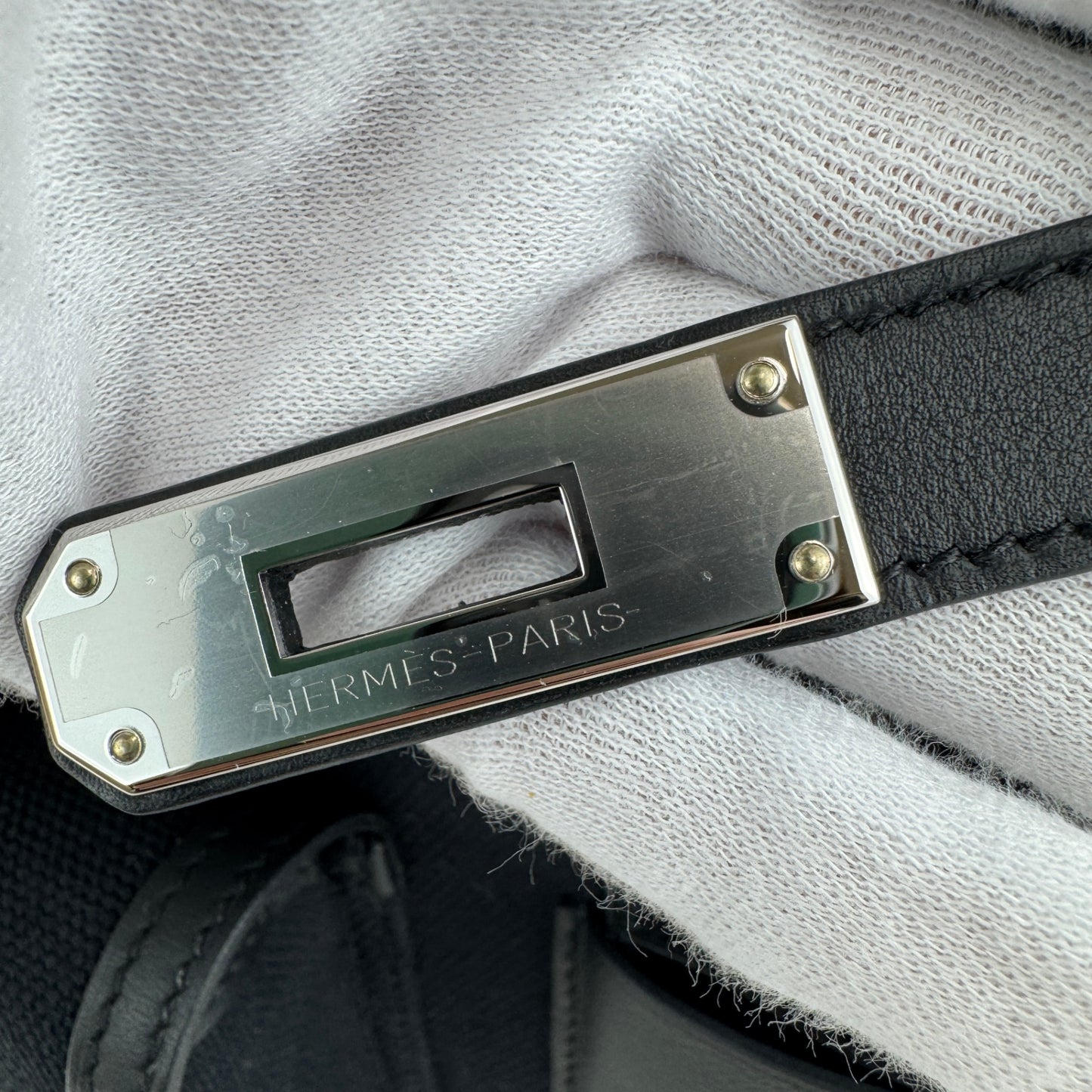 Birkin35 cargo バーキン35カーゴ　Black ブラック  PHW シルバー金具　Toile goelan/Swift　Stamp-W W刻印