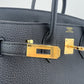 Birkin25 バーキン25 Black ブラック Togo トゴ GHW ゴールド金具 Stamp-K K刻印