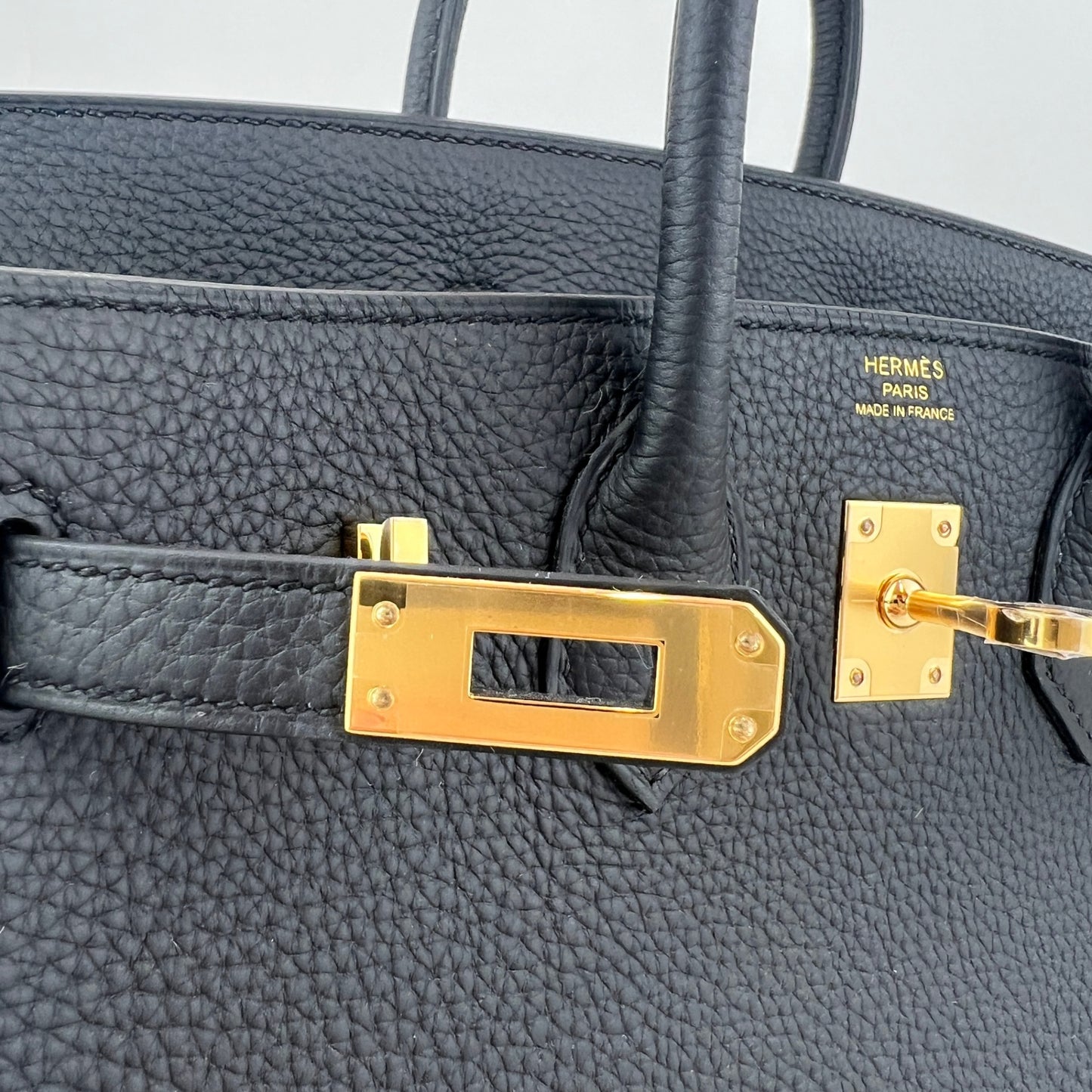 Birkin25 バーキン25 Black ブラック Togo トゴ GHW ゴールド金具 Stamp-K K刻印
