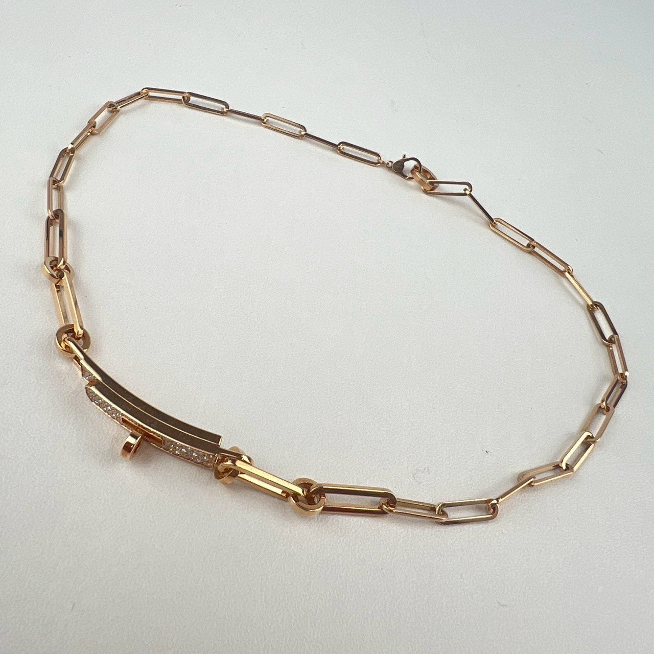 Kelly Chaine bracelet PM Double-Choker ケリー チェーンブレスレットPM　ダブルチョーカー Rose Gold ローズゴールド  Diamonds ダイヤモンド