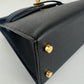 Mini kelly ミニケリー Black ブラック GHW ゴールド金具 Stamp-W W刻
