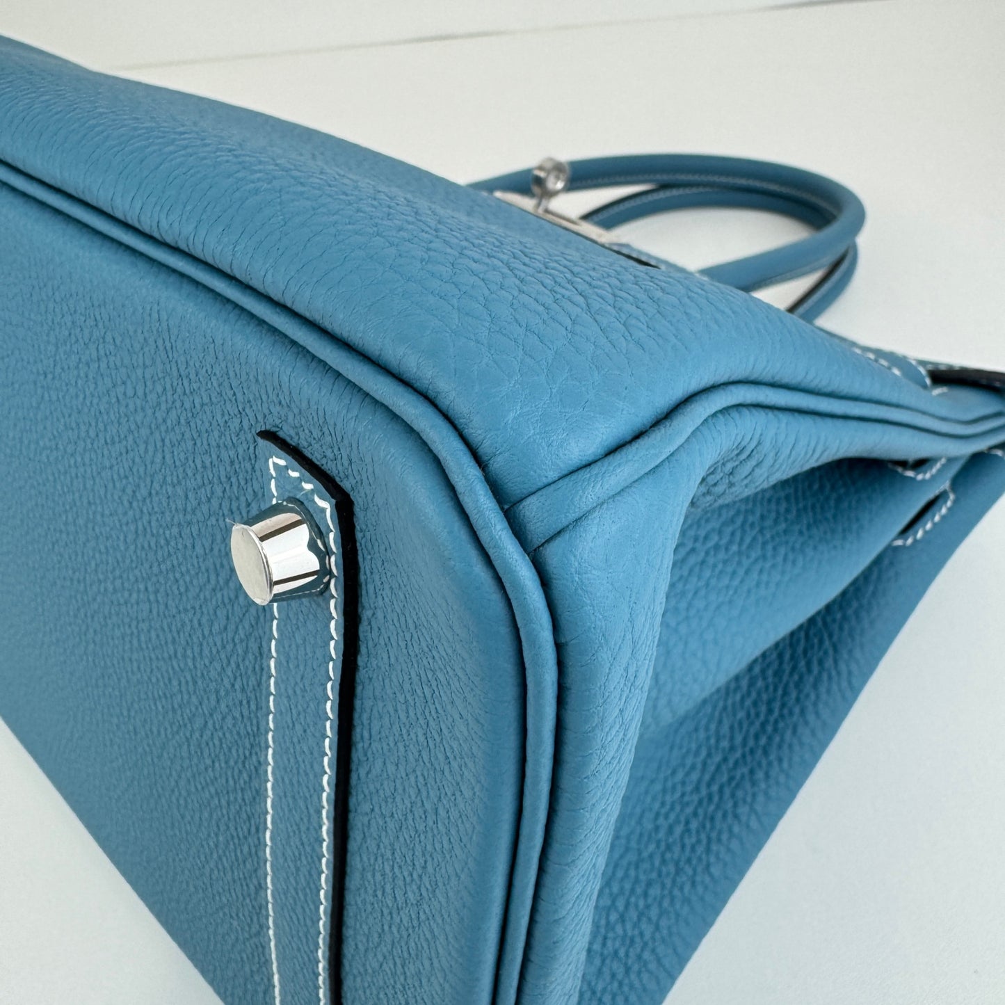 Birkin30 バーキン30 New blue jean ニューブルージン PHW シルバー金具 Stamp-W W刻印 Togo トゴ