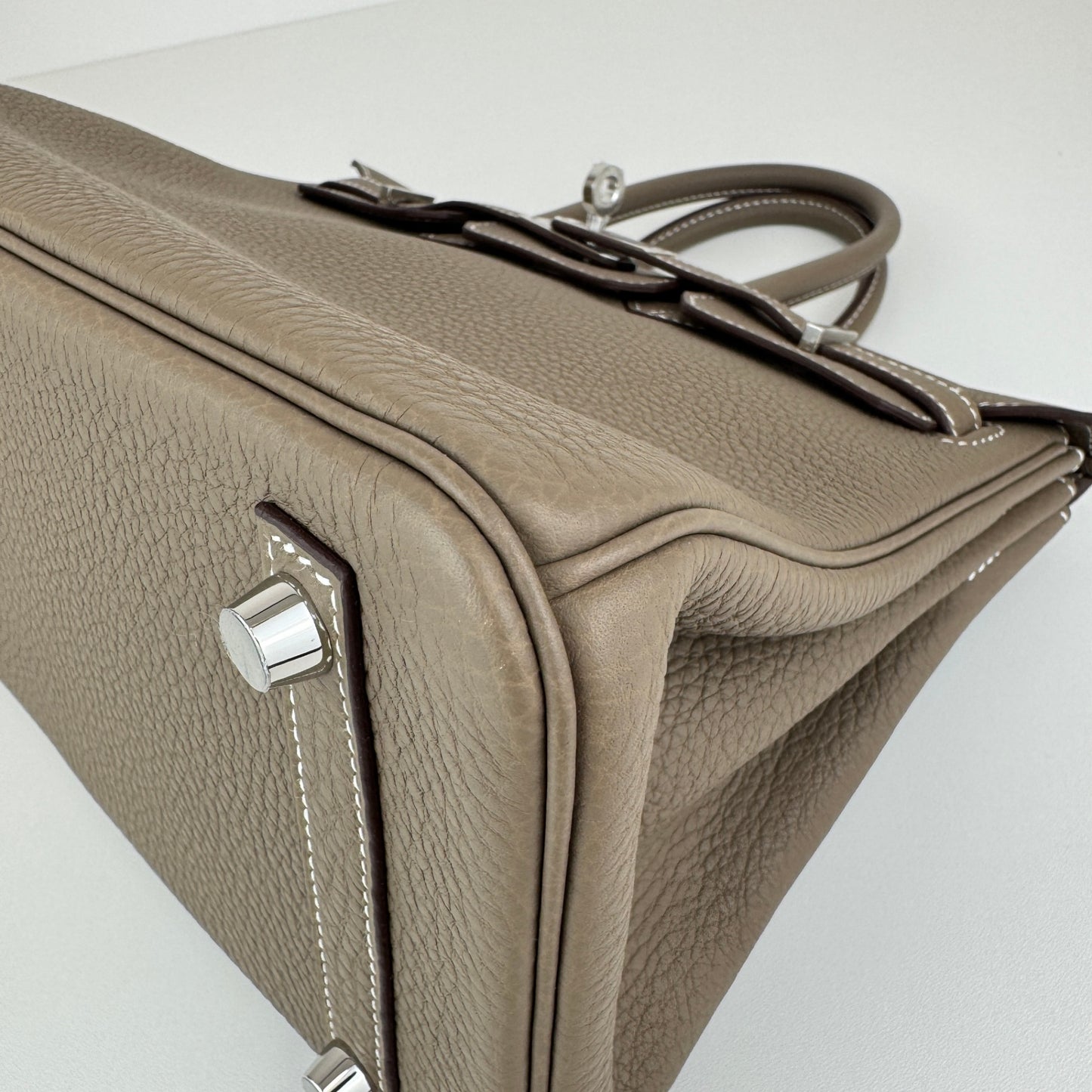 Birkin25 バーキン25 Etoupe エトープ Togo トゴ PHW シルバー金具 Stamp-W W刻印