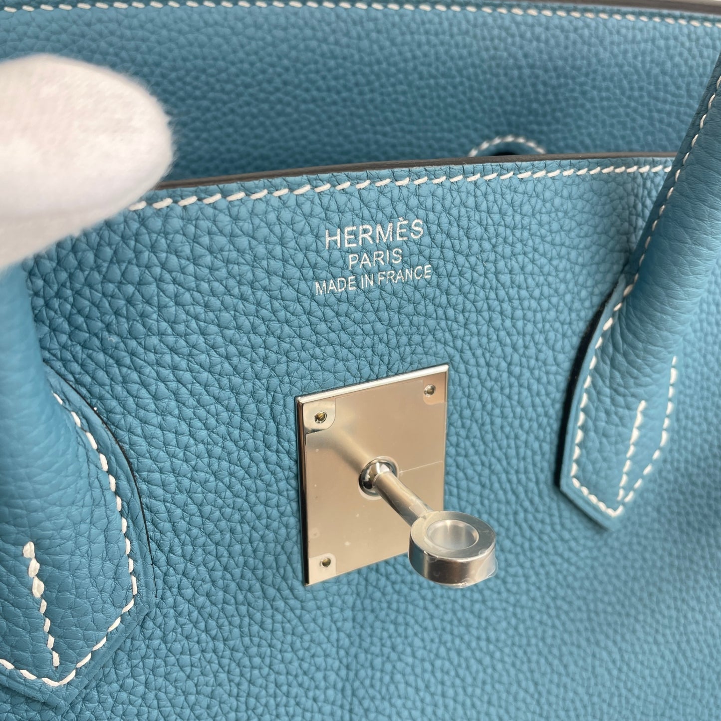 Birkin35 バーキン35 New blue jean ニューブルージーン PHW シルバー金具 Stamp-K K刻印 Togo トゴ