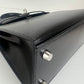 新品未使用 HERMES Birkin25 バーキン25 Black ブラック Boxcalf ボックスカーフ PHW シルバー金具 Stamp-K K刻印