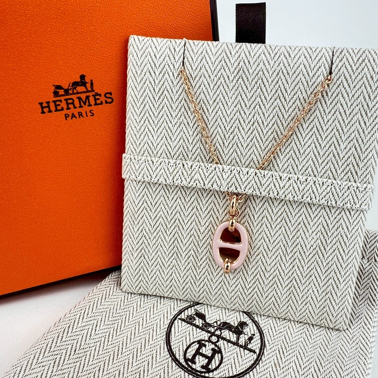 Mini Maillon pendant ミニ マイヨン ペンダント Rose candeur / Rosegold ：ローズカンドゥール / ローズゴールド