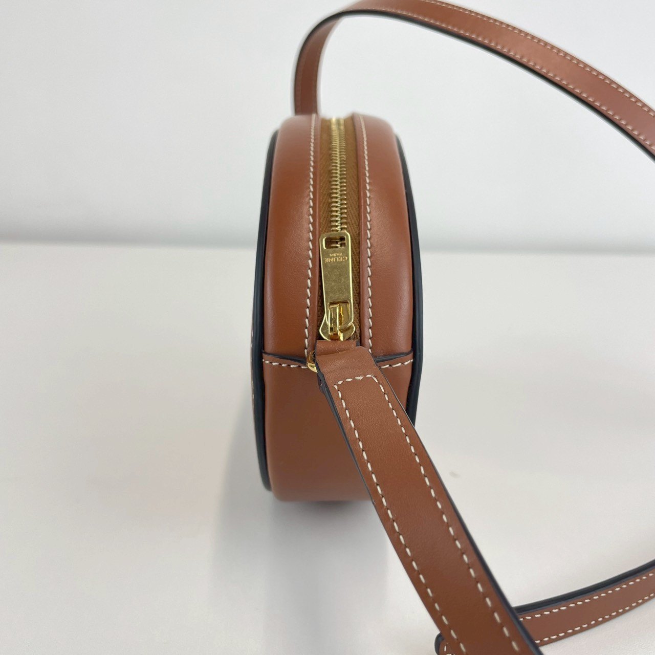 キュイルトリオンフオーバルパース ブラウン トリオンフ カーフ