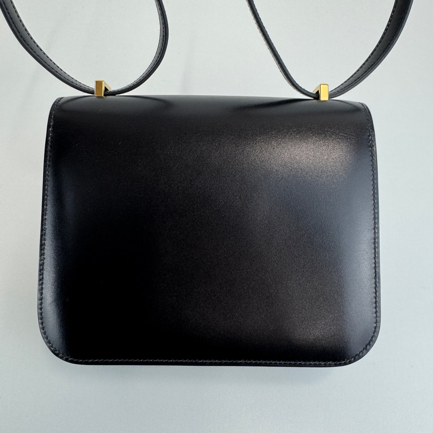 Constance mini コンスタンス18 Black ブラック GHW ゴールド金具　Boxcalf ボックスカーフ　Stamp-B B刻