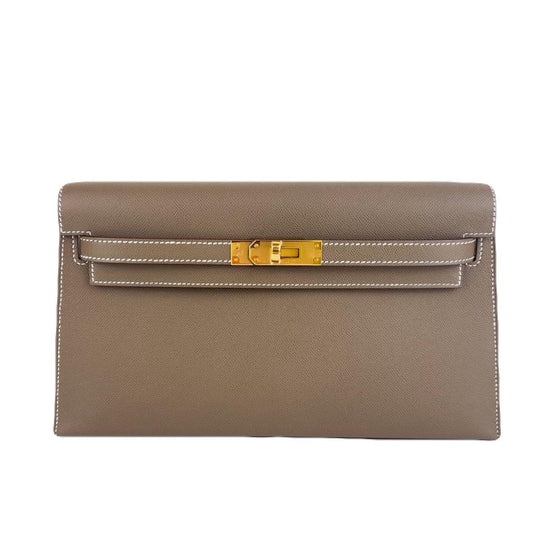 Kelly elan ケリーエラン Etoupe エトープ GHW ゴールド金具 Stamp-W W刻