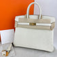 Birkin25 バーキン25 Beton ベトン　Ostrich オーストリッチ　Stamp-K K刻