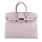 Birkin25 Sellier バーキン25 セリエ Mauve pale モーヴパール PHW シルバー金具 Epsom エプソン Stamp-B B刻印