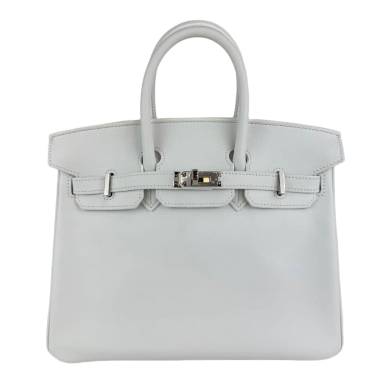 Birkin25 バーキン25 Stamp-W W刻印 Swift スイフト New white ニューホワイト PHW シルバー金具